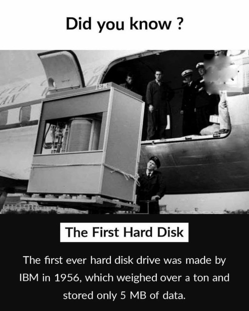 first hard disk drive